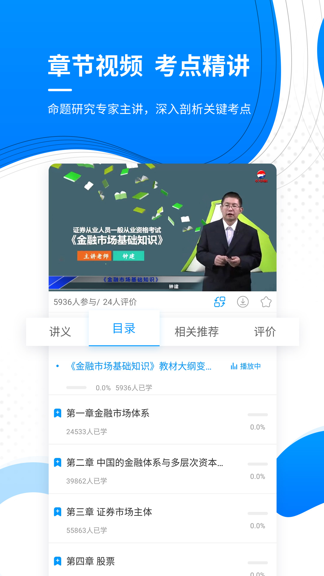 金融考证准题库截图