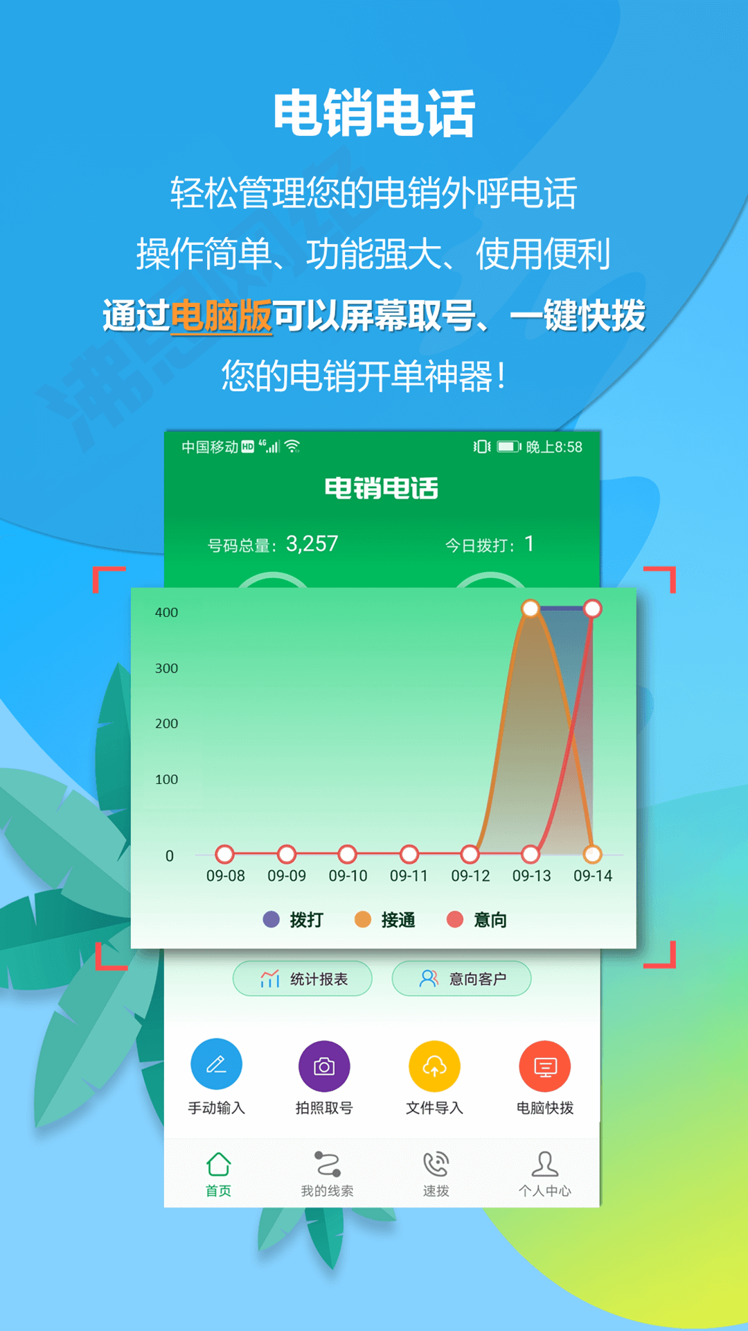 电销电话截图