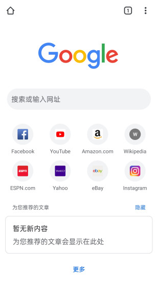 谷歌浏览器Google Chrome截图