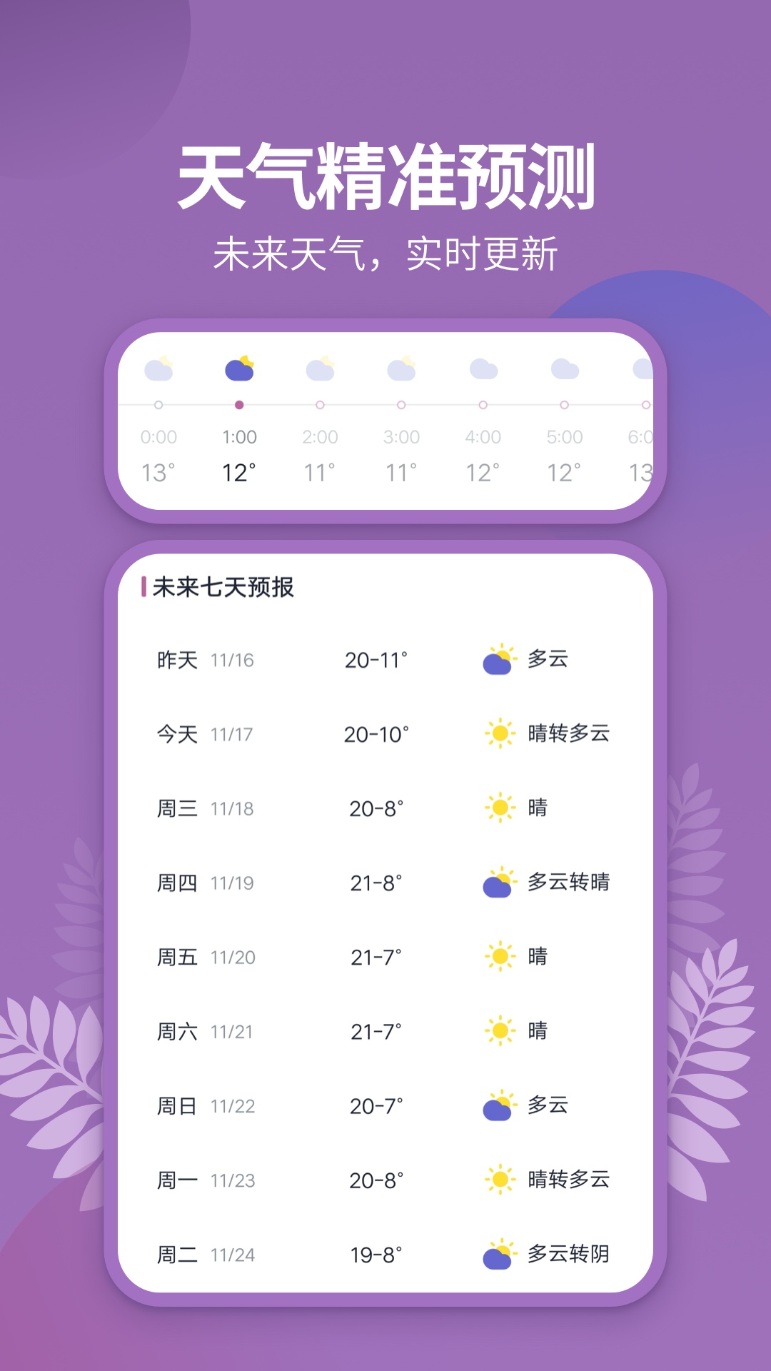 天气吧截图