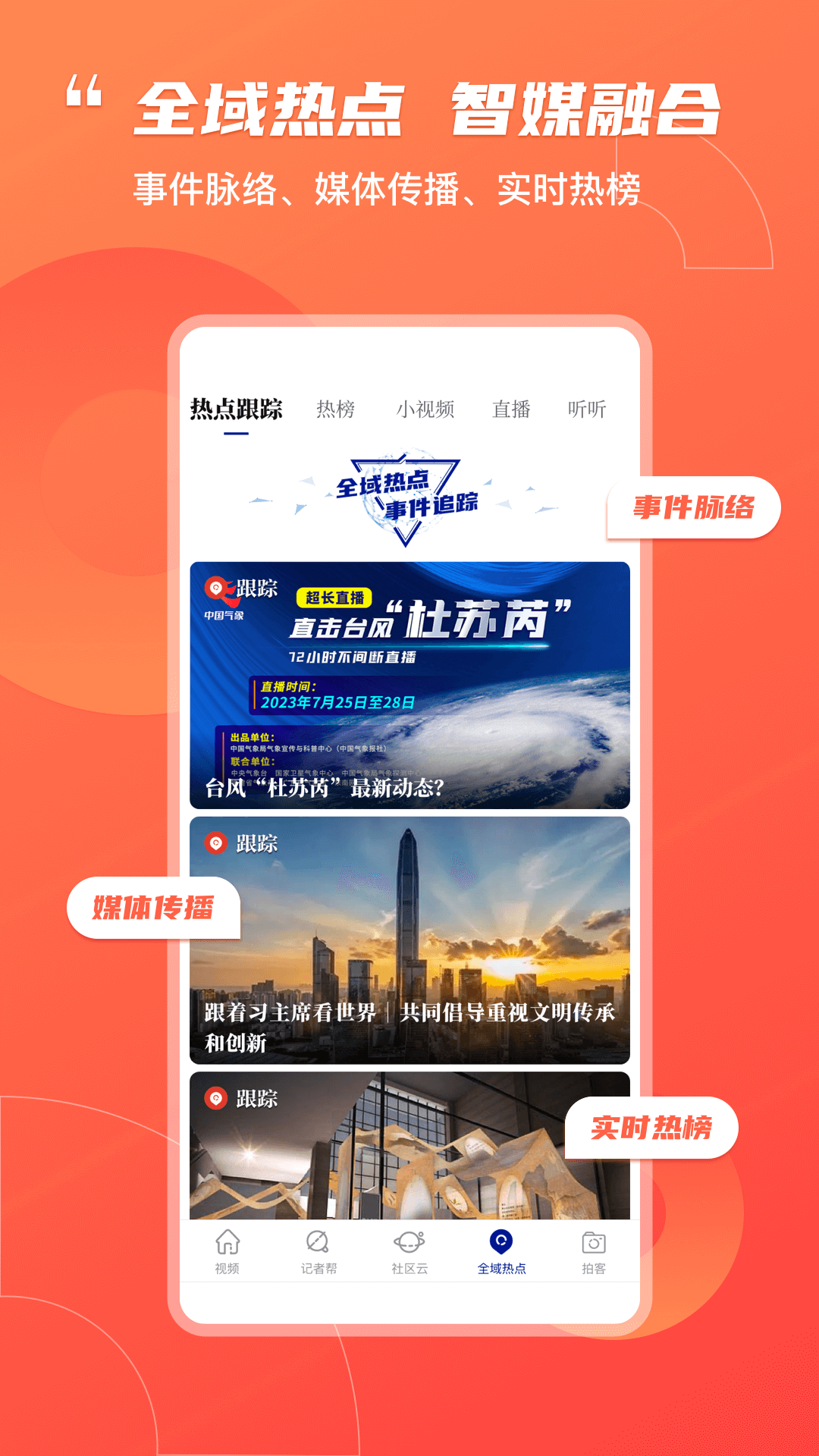 奔流新闻截图