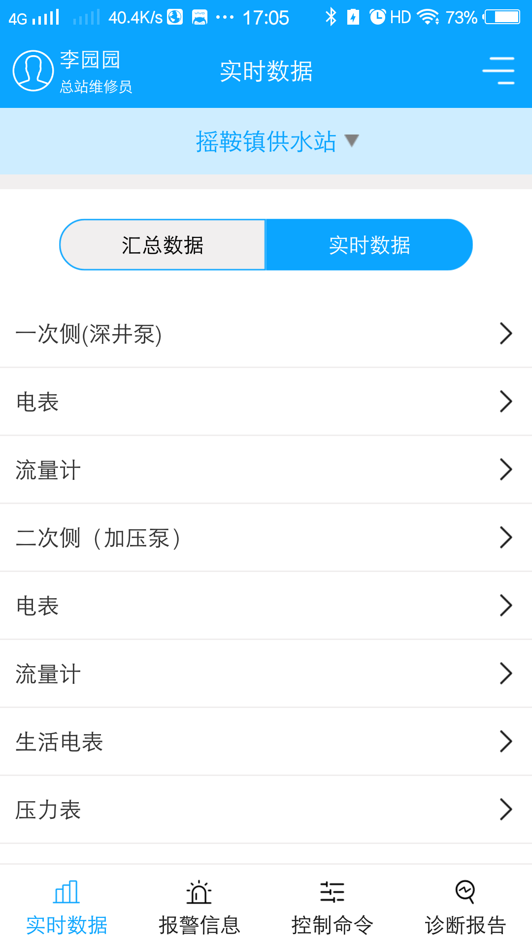农村饮水节能增效管理系统截图