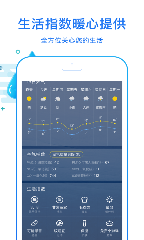 天天看天气截图