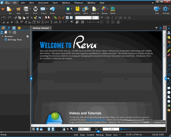 Bluebeam Revu eXtreme截图