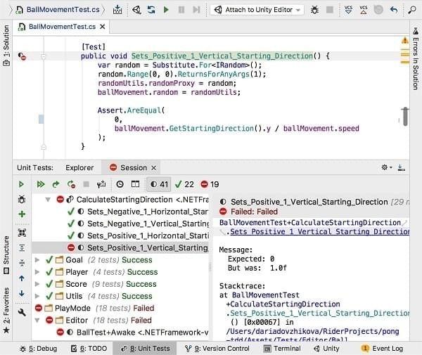 JetBrains Rider截图