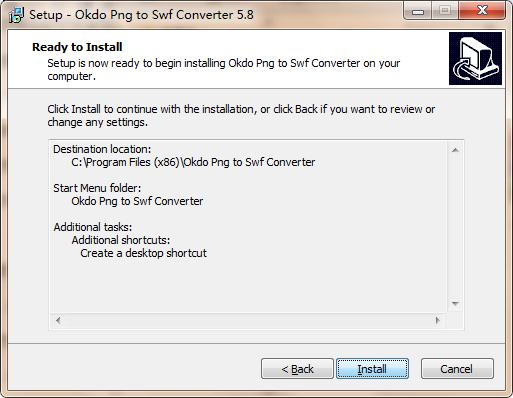 Okdo Png to Swf Converter