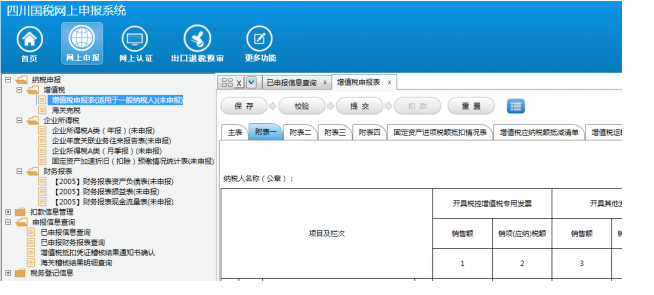 四川国税网上申报系统