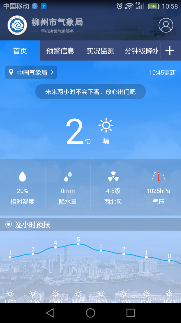 柳州气象截图