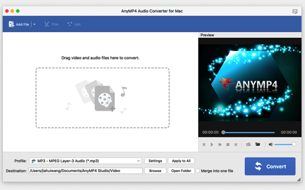 AnyMP4 Audio Converter截图