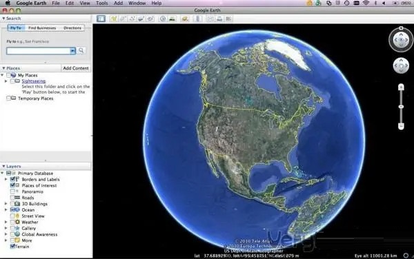 Google Earth截图