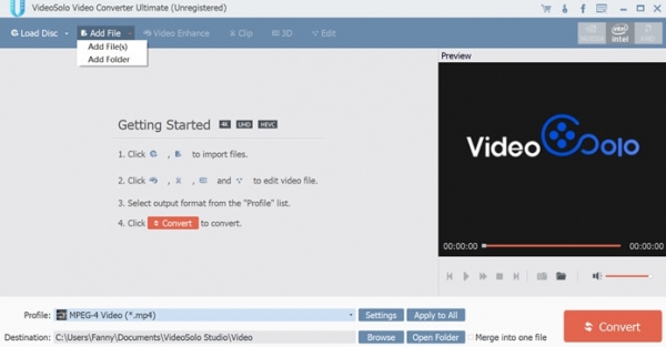 VideoSolo Video Converter Ultimate截图