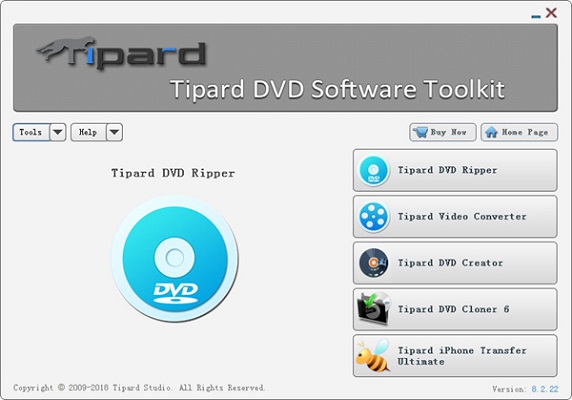 Tipard DVD Software Toolkit截图