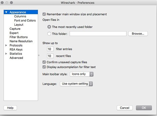 Wireshark Development For Mac(64-bit)截图