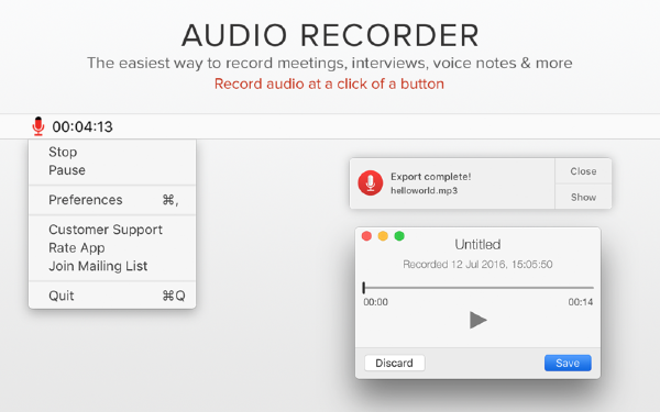 Macsome Audio Recorder Mac截图