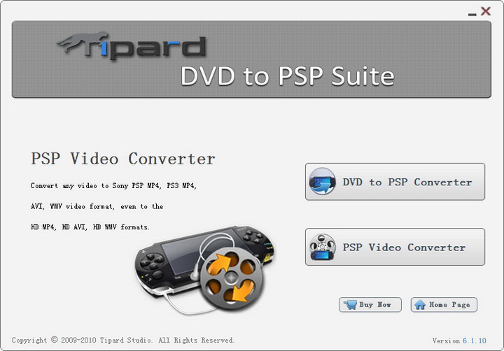 Tipard DVD to PSP Suite for Mac截图