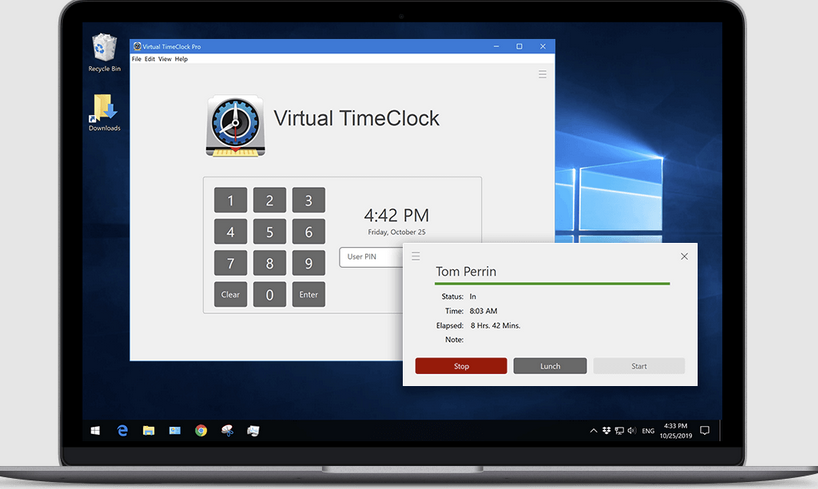Virtual TimeClock Pro Client For Mac截图