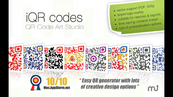 iQR codes For Mac截图