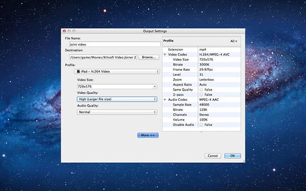 Xilisoft Video Joiner for Mac截图