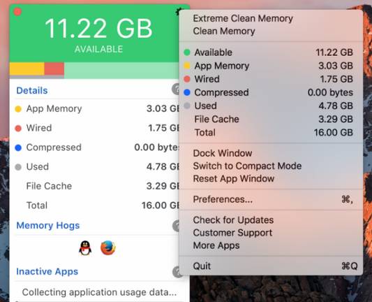 清理内存工具Memory Clean For Mac截图