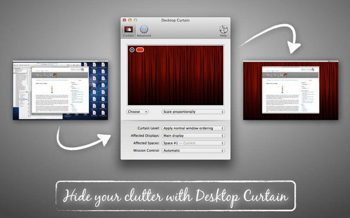 Desktop Curtain for MAC截图