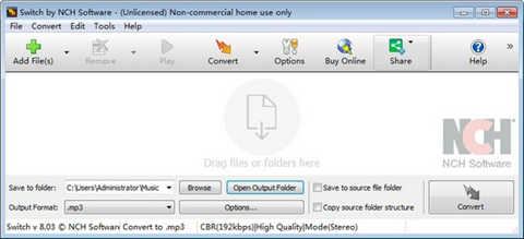 Switch Audio File Converter Software For Mac截图