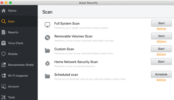 Avast Security for mac截图