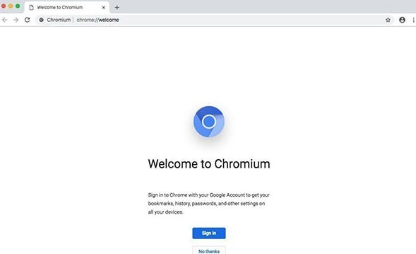 Chromium浏览器Mac版截图