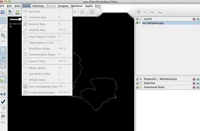 Java OpenStreetMap Editor For Mac截圖