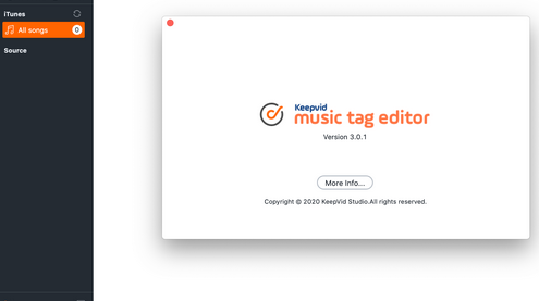 KeepVid Music Tag Editor Mac截图