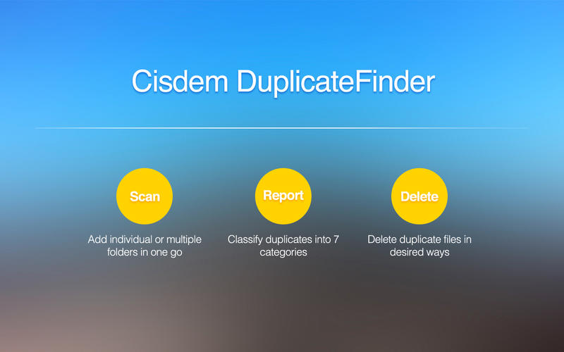 Cisdem Duplicate Finder MAC截图