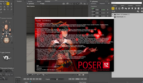 Poser Pro 12 Mac截图