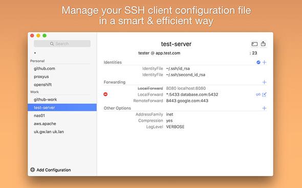 SSH Config Editor Pro Mac截图