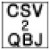 CSV2QBJ
