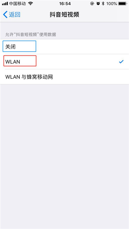 在iphone中设置禁用app流量的具体操作步骤