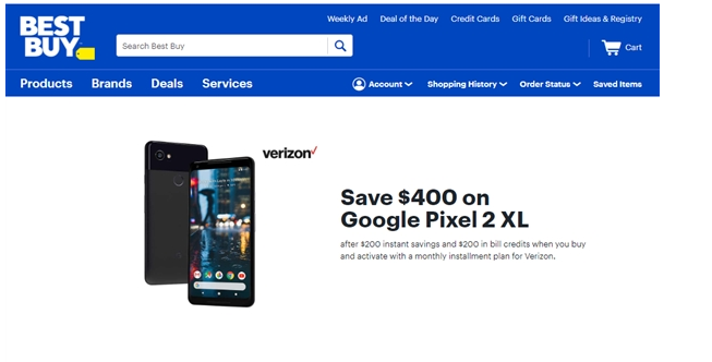 谷歌Pixel 2 XL降价:2575元即可入手!