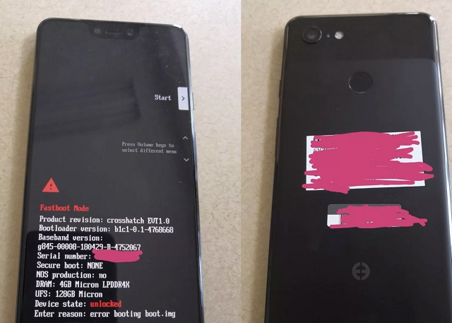 Pixel 3 XL原型机到底长什么样呢?
