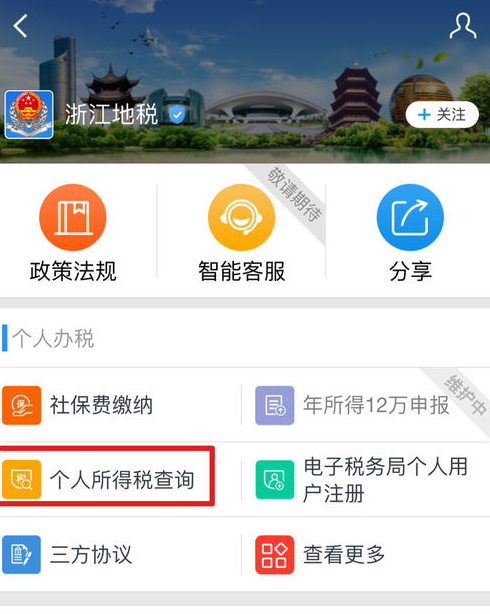 在支付宝中查询个人所得税的图文介绍