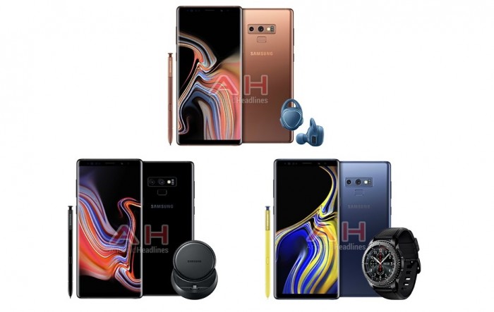 Galaxy Note 9渲染图再爆:蓝色主机配金色S Pen