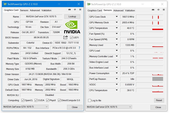 GPU-Z迎来2.10.0版！加入CPU温度监控功能