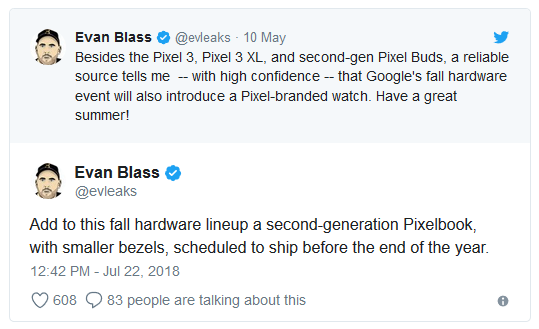 今秋,二代Pixelbook或将加入产品线
