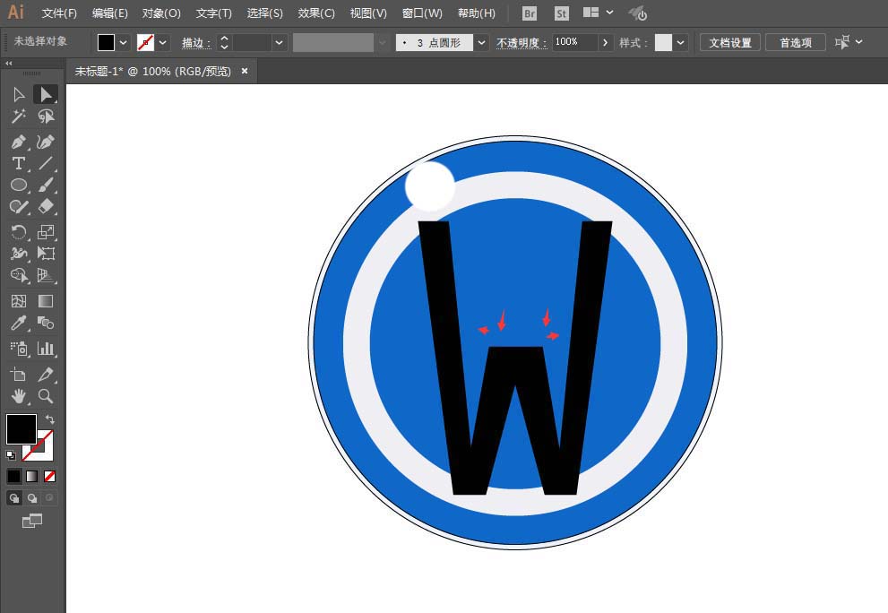 利用ai设计大众汽车的LOGO的方法分享
