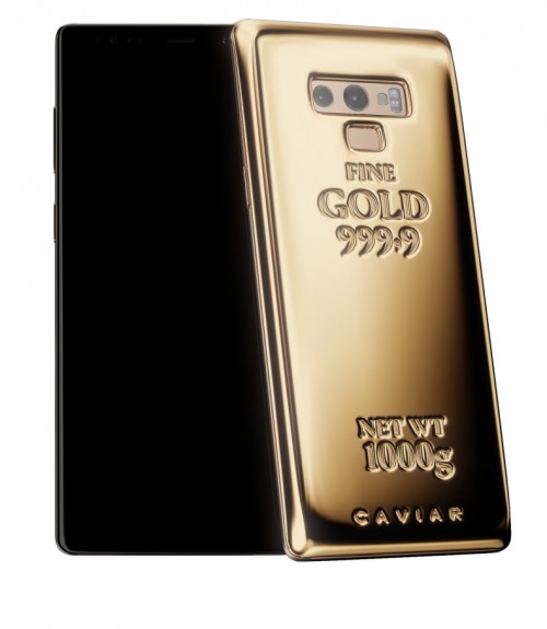 非常土豪!三星Note 9纯金版露面