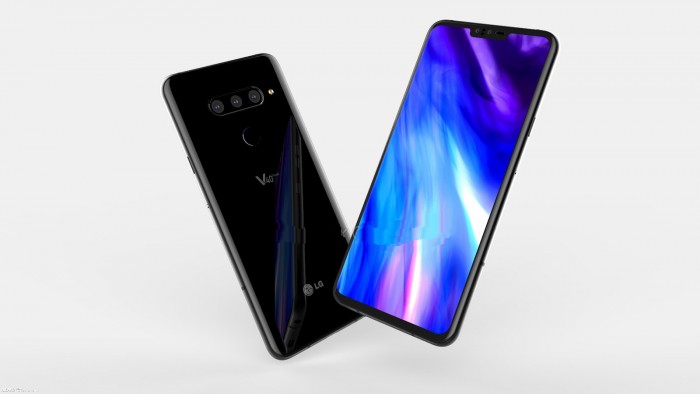 LG V40 ThinQ渲染图上线,外观确认