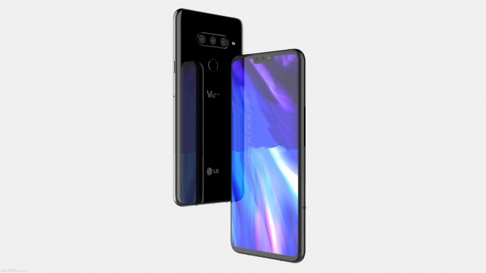 LG V40 ThinQ渲染图上线,外观确认