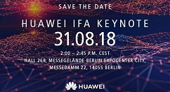 华为：最新麒麟 980 芯片会在 IFA 展会上露面
