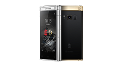 三星W2018更换信息背景图的简单教程