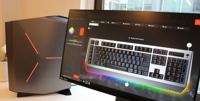 戴尔展示新款Alienware游戏PC:畅爽体验VR/4K/12K 游戏
