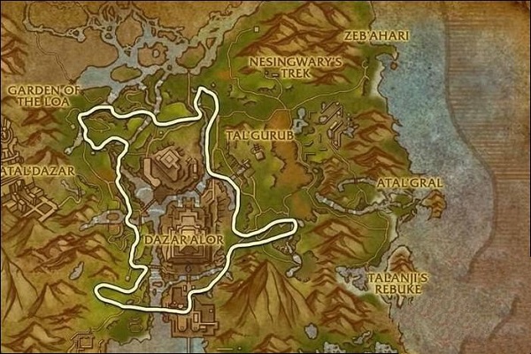 《魔兽世界》8.0争霸艾泽拉斯:六张新地图草药