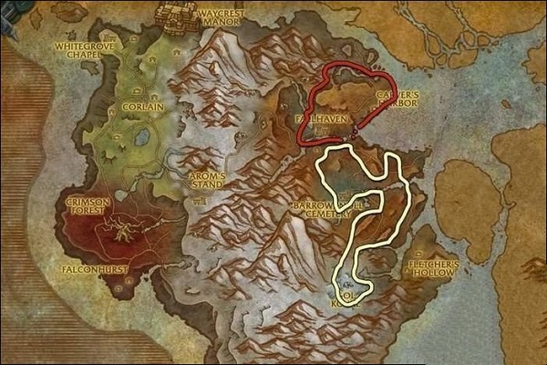 《魔兽世界》8.0争霸艾泽拉斯:六张新地图草药点及推荐采草路线