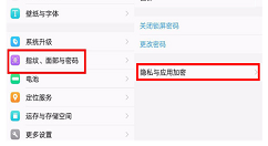 在vivoz1i中将应用加密的方法介绍